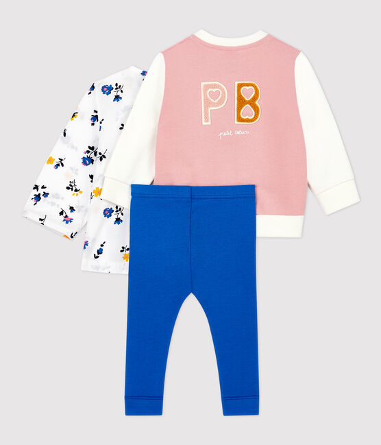 Conjunto de tres prendas de bebé. variante 1